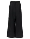 Loulou Studio Idai Pants Pleats Zipper In Black