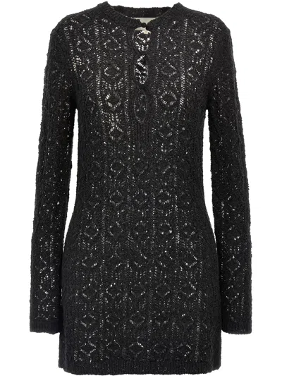 LOULOU STUDIO LOULOU STUDIO LACE STITCH DRESS