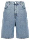 Loulou Studio Light Blue Isu Bermuda Shorts