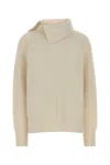 Loulou Studio Ivory Cashmere Cecil Sweater In Neutral