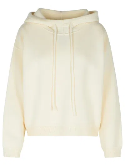 LOULOU STUDIO IVORY CASHMERE SWEATER