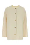 Loulou Studio Ivory Flannel Dunne Jacket In Yellow