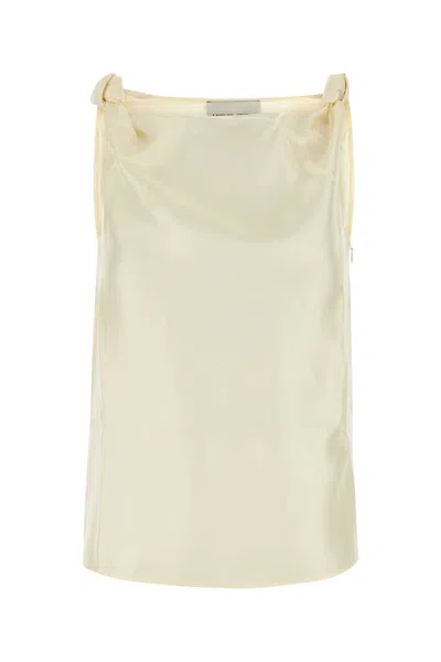 LOULOU STUDIO IVORY TWILL REMY TOP