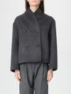 Loulou Studio Jacket Lou Lou Studio Woman Color Charcoal In Black