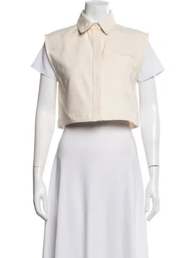 Pre-owned Loulou Studio Jacket W/ Tags In White