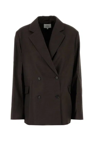 Loulou Studio Jackets And Vests In Brown