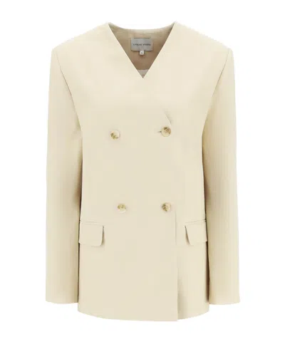 LOULOU STUDIO LOULOU STUDIO JALCA DOUBLE-BREASTED BLAZER