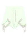 Loulou Studio Jewel-embellished Shorts In Green