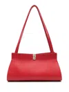 Loulou Studio Johanna Leather Shoulder Bag In Red
