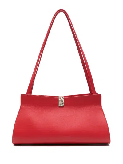 Loulou Studio Johanna Leather Shoulder Bag In Multicolor