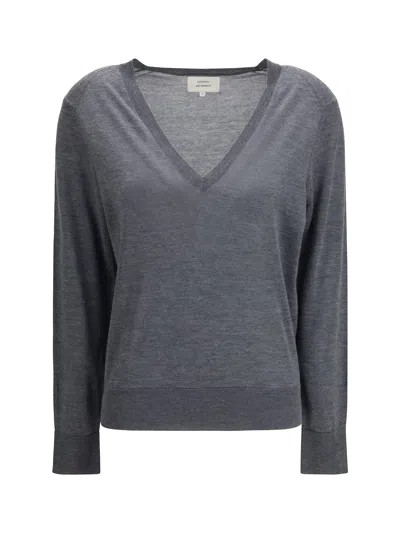 Loulou Studio Julio Cashmere Sweater In Gray