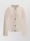 Loulou Studio Kaia Ribbed V-neck Cardigan