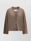 Loulou Studio Kaia Ribbed V-neck Cardigan