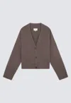 Loulou Studio "kaia"cardigan In Cashmere In Gray