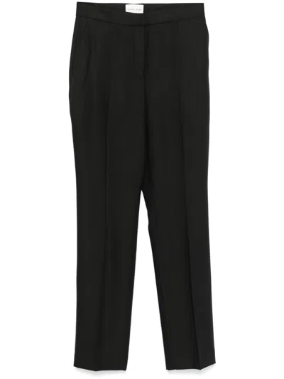 Loulou Studio Kallisto Trousers In Black