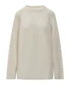 Loulou Studio Kawa Knit Pullover In White