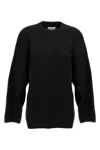 Loulou Studio Aranos Jacquard-knit Cashmere Sweater In Black