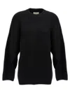 Loulou Studio Aranos Jacquard-knit Cashmere Sweater In Black