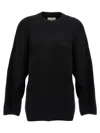 Loulou Studio Aranos Jacquard-knit Cashmere Sweater In Black
