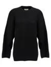 Loulou Studio Aranos Jacquard-knit Cashmere Sweater In Black