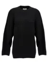 Loulou Studio Aranos Jacquard-knit Cashmere Sweater In Black