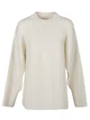 Loulou Studio Kawa Sweater In Ivory
