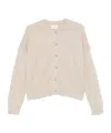 Loulou Studio Keti Cardigan In Nude