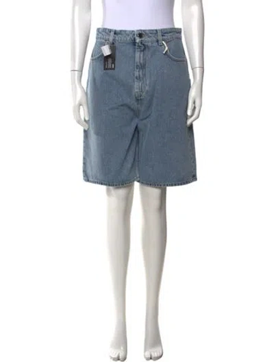 Pre-owned Loulou Studio Knee-length Shorts W/ Tags In Blue