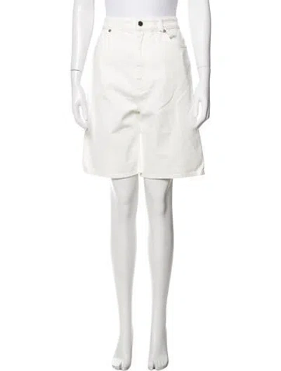 Pre-owned Loulou Studio Knee-length Shorts W/ Tags In White