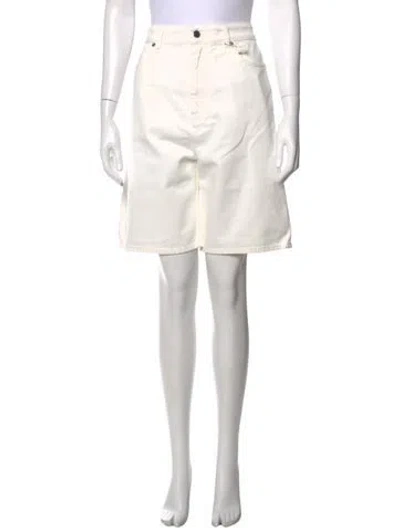 Pre-owned Loulou Studio Knee-length Shorts In White