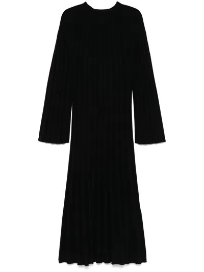 Loulou Studio Knit Dress Clothing In Black
