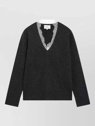 Loulou Studio Knitted Top In Black
