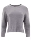 Loulou Studio Crew Neck Knitwear Long Sleeves In Gray