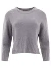 Loulou Studio Crew Neck Knitwear Long Sleeves In Gray