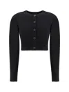 Loulou Studio Black Zephir Cardigan In Black