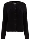 Loulou Studio Knitwear With Textured Knit And Ribbed Finish In Black