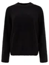 Loulou Studio Textured Knitwear With Ribbed Cuffs And Hem In Black