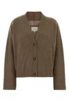 Loulou Studio Loulou Biscuit Cashmere Oversize Kaia Cardigan In Brown