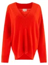 Loulou Studio Relaxed Fit Cashmere Knitwear In Red