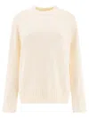 Loulou Studio Loulou Ivory Cashmere Baltra Sweater In Neutral