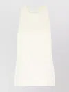 Loulou Studio Knotted Back Sleeveless Top In Neutral