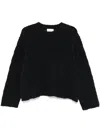LOULOU STUDIO LOULOU STUDIO LACE STITCH SWEATER