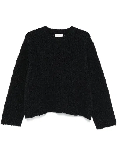 LOULOU STUDIO LOULOU STUDIO LACE STITCH SWEATER