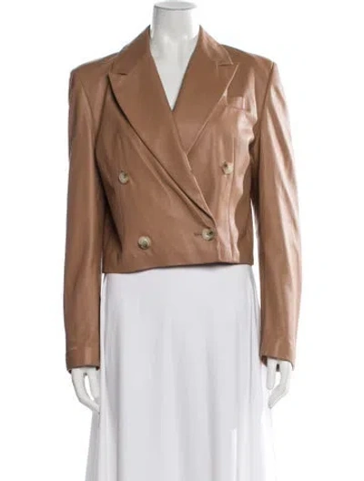 Pre-owned Loulou Studio Lambskin Blazer In Brown