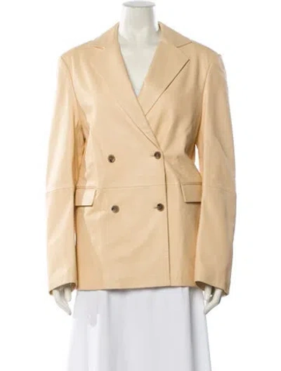 Pre-owned Loulou Studio Lambskin Blazer In Neutral