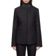 Loulou Studio Lavena Collarless Wool Jacket In Black
