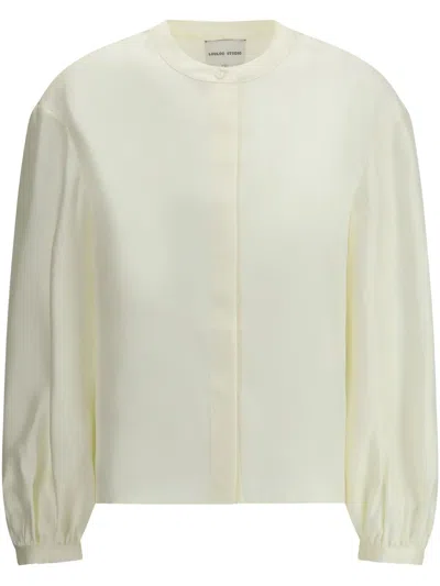 Loulou Studio Lea Shirt In 白色