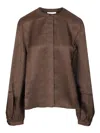 Loulou Studio Lea Shorts In Brown
