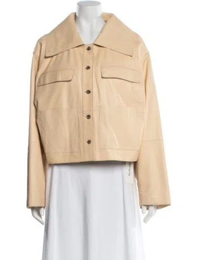 Pre-owned Loulou Studio Leather Jacket In Neutral