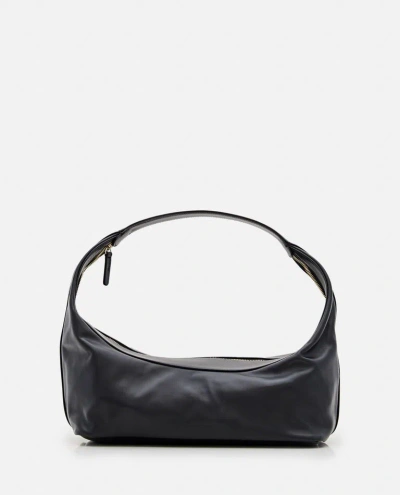 Loulou Studio Leather Shoulder Bag In Black